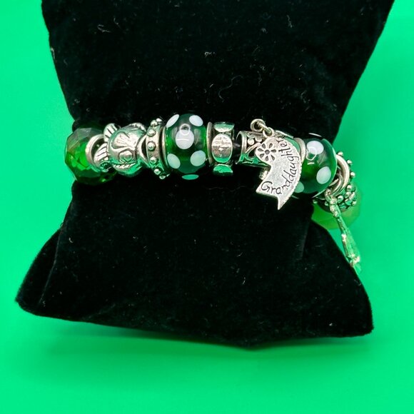 Pandora Bracelet w/13 Charms, Including One Authentic Pandora Charm and 12 unbra - Picture 6 of 15